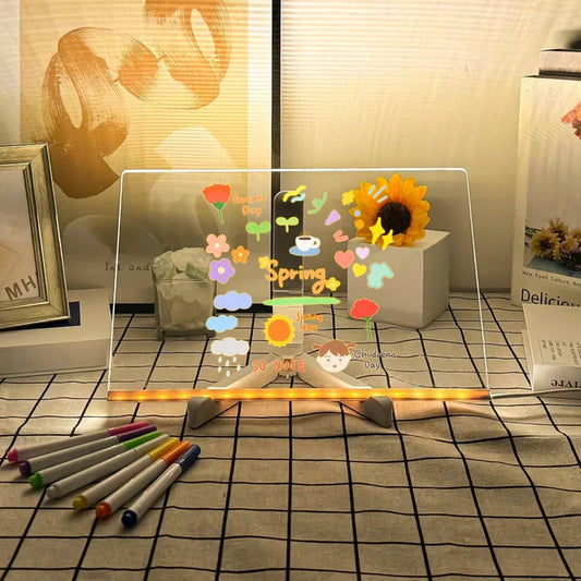 Kreativ LED-Ritbräda för Barn – Inkl. 7 Färgpennor