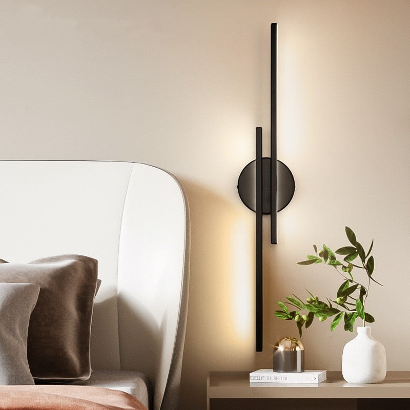 Moderne LED-Wandleuchte