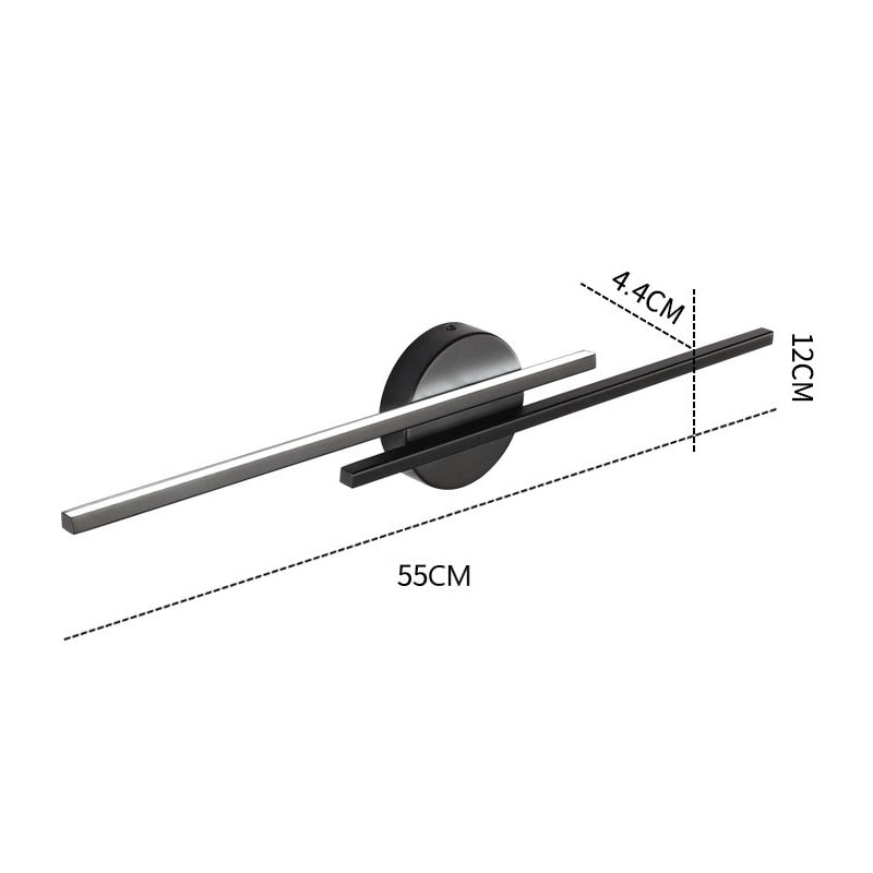 Moderne LED-Wandleuchte