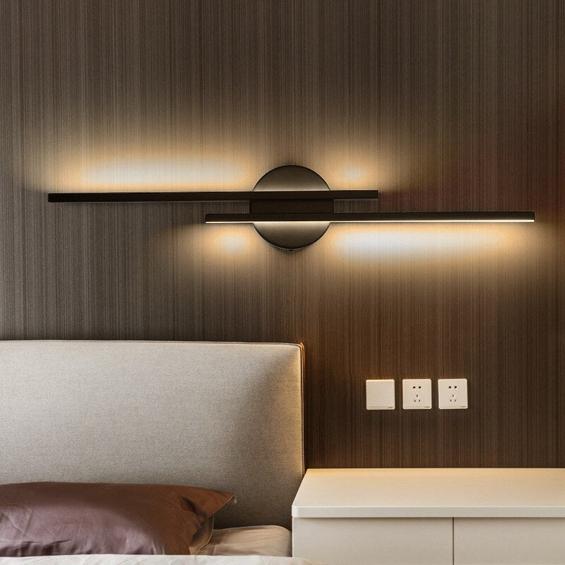 Moderne LED-Wandleuchte