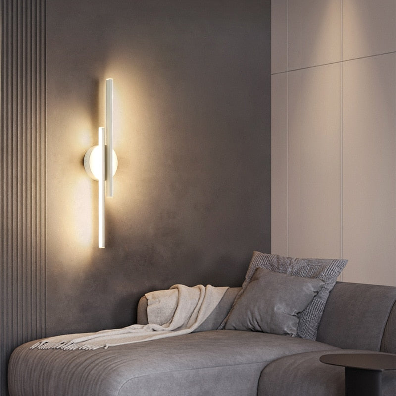 Moderne LED-Wandleuchte
