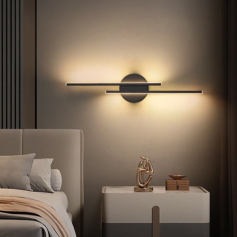 Moderne LED-Wandleuchte