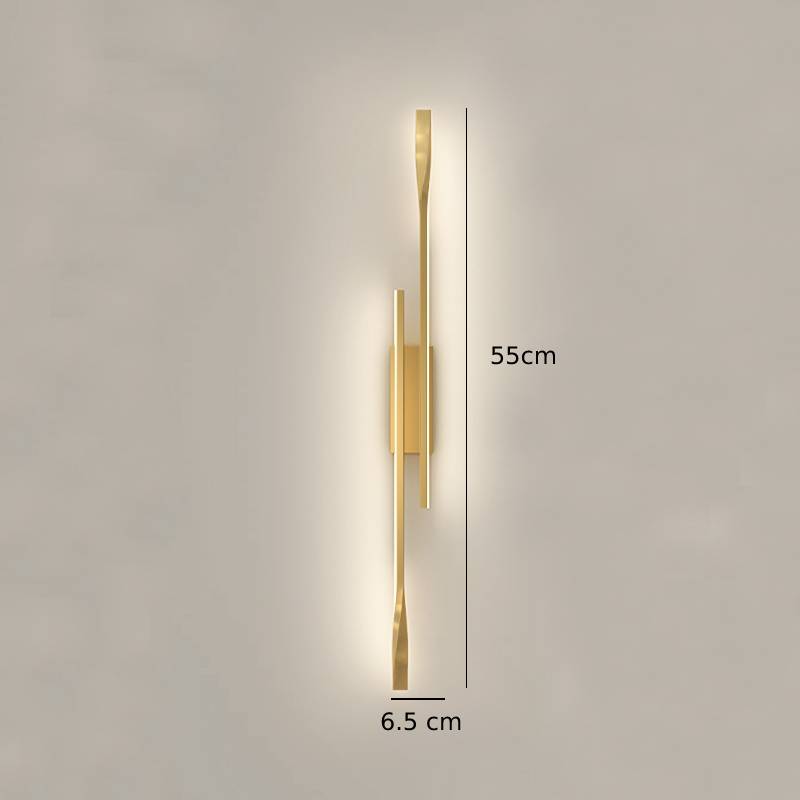 Moderne LED-Wandleuchte